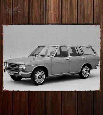 Металлическая табличка Datsun Bluebird Wagon (WP510)